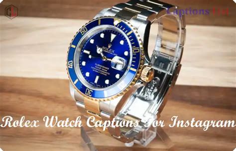 rolex insta|rolex captions for instagram.